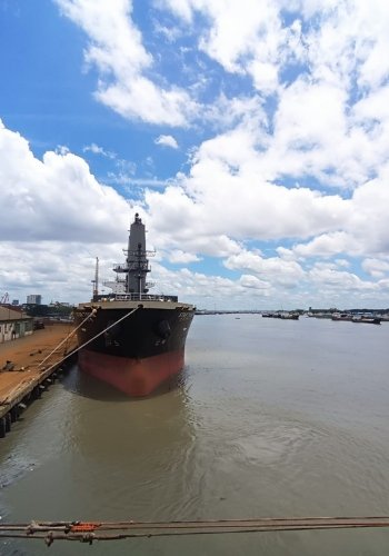 professional ship crew onboard vessel being managed and trained by shipcrew agency for global shipping operations